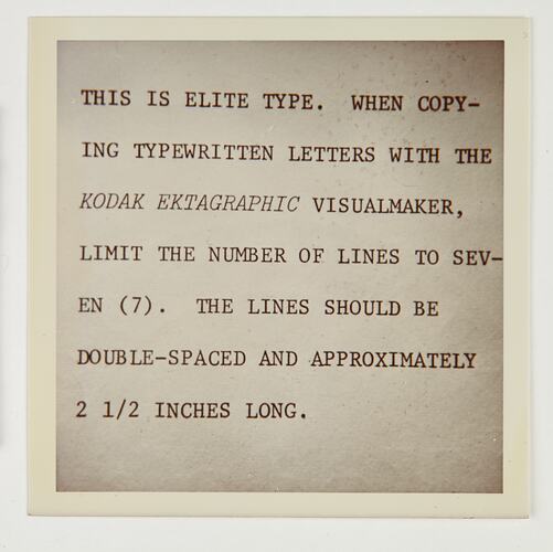 Square page with typed text.