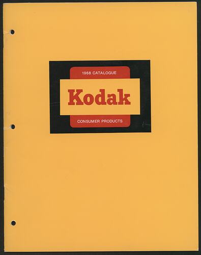 Cover page with Kodak logo.
