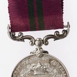 Medal - Commonwealth of Australia Meritorious Service Medal, King Edward VII, Specimen, Australia, 1903-1910 - Reverse