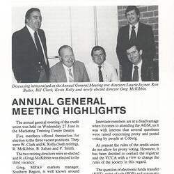 Newsletter - Austral Credit Union Co-operative Limited, August 1984