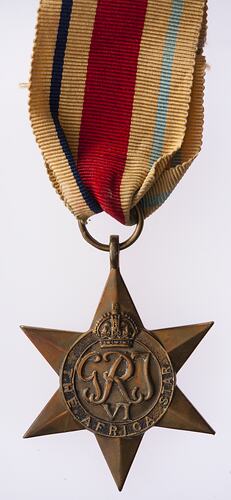 Medal - The Africa Star, Great Britain, 1945 - Obverse