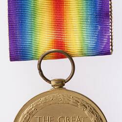Medal - Victory Medal 1914-1919, Great Britain, Clifford Henry Nowell, 1919 - Reverse