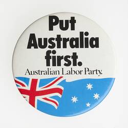 Badge - Put Australia First (part of)