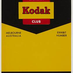 Kodak Staff Camera Club, Kodak Australasia