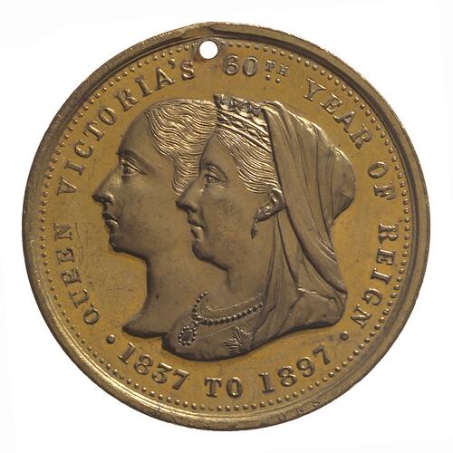 Medal - Diamond Jubilee of Queen Victoria, Celebration, Australia, 1897