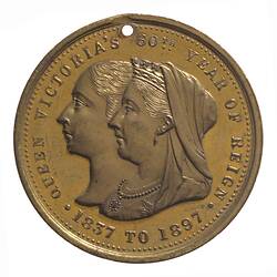 Medal - Diamond Jubilee of Queen Victoria, Celebration, Australia, 1897