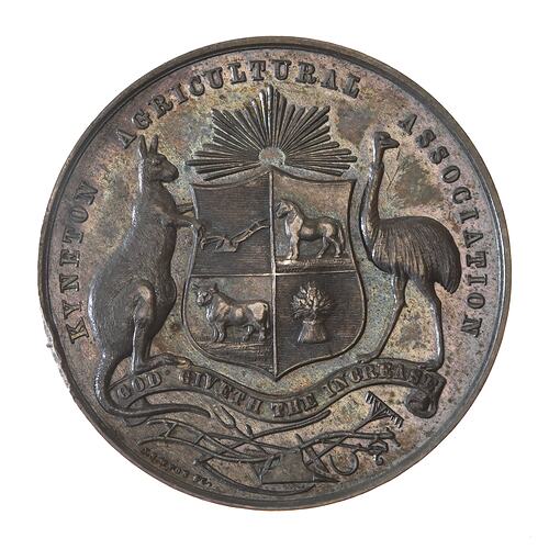 Medal - Kyneton Agricultural Association Silver Prize, 1860 AD