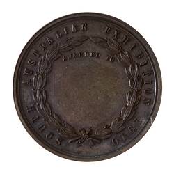 Medal - The Carnation and Sweet Pea Society of South Australia Bronze Prize, 1910