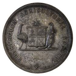 Medal - Rutherglen Agricultural Society Silver Prize, 1887 AD