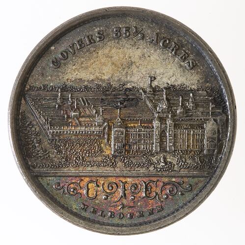Medal - Melbourne Centennial International Exhibition Bazaar, 1888 AD