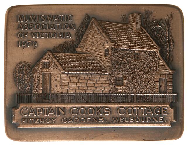 Medal - 200th Anniversary of the Death of Captain Cook, Numismatic Association of Victoria, 1979 AD