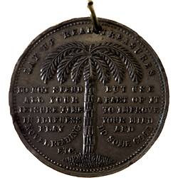 Medal - Federation of the World, Lay Up Real Treasures, Cole's Book Arcade, Victoria, Australia, circa 1885