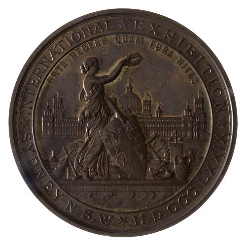 Medal - International Exhibition, Sydney, Bronze Prize, 1879 AD