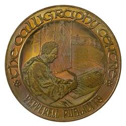 Medal - The Calligraphy Centre 27th Anniversary, Victoria, Australia, 1989