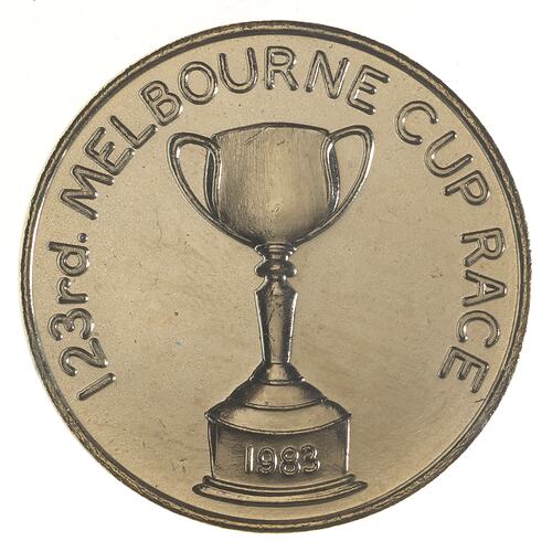 Medal - Melbourne Cup, 123rd, 1983 AD
