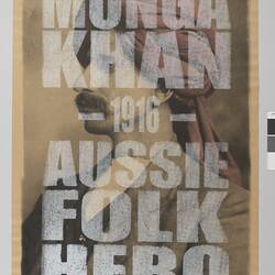 Poster -  Monga Khan 'Aussie Folk Hero', Peter Drew, South Australia 2016