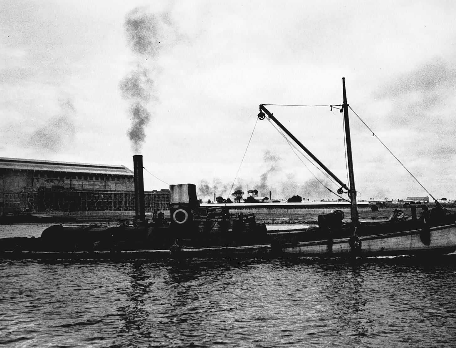 Negative - Steamer, Melbourne, circa 1910