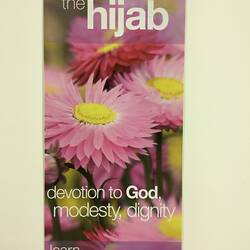HT 56069, Brochure - 'The Hijab', Victorian Mosque Open Day, 17 Mar 2019 (RELIGIONS), Document, Registered