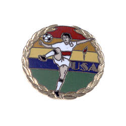 Badge - USA Soccer, Olympic Games, Los Angeles, 1984