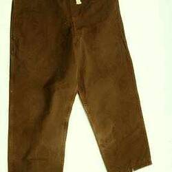 Trousers - Commonwealth Government Clothing Factory, Ventile, Green, circa 1953