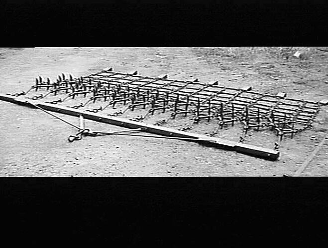 12 FT. SUNCHAIN HARROWS. OCT 1954