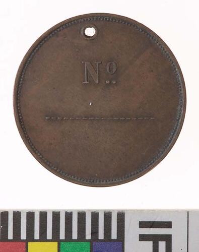 Medal - Melbourne Wharf Laborers Union,1885 AD
