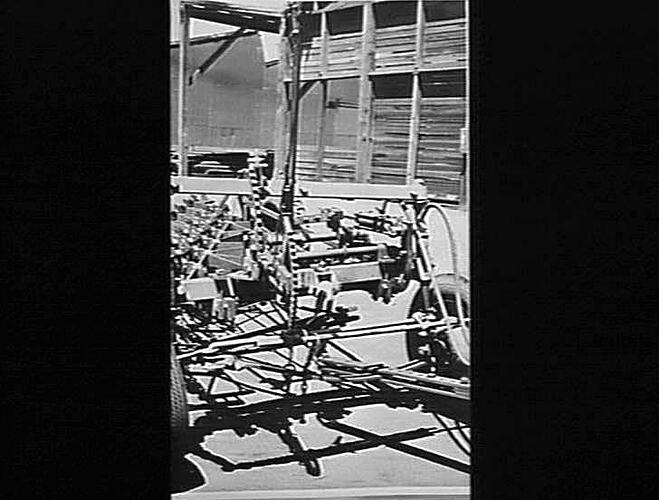 7 FURROW `SUNRISE' W/- HYDRAULIC FITTINGS: FEB 1956