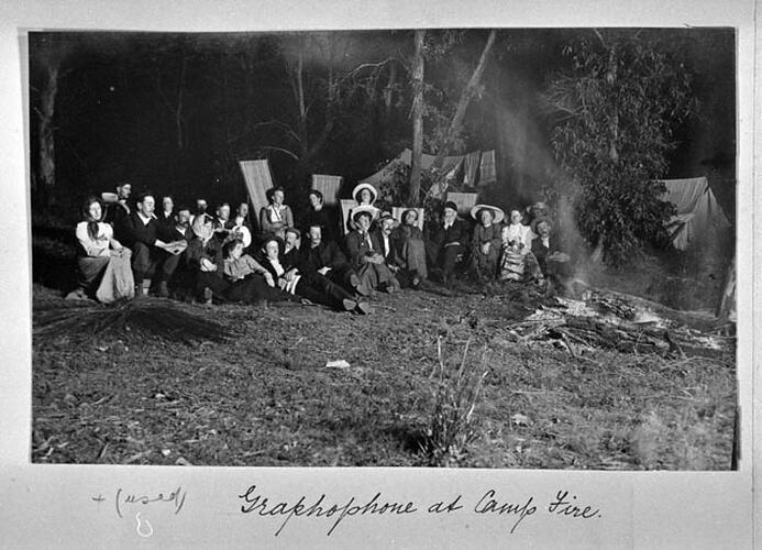 Graphophone at Camp Fire
