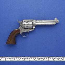 Model of a revolver.