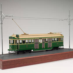 Electric Tram Model - MMTB, Melbourne, W2-class, no.454, 1927