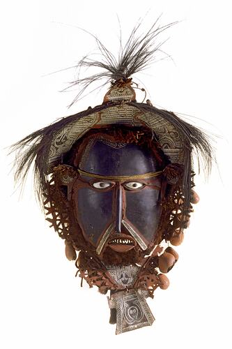 Artist unknown, Turtle-shell mask, Torres Strait, Australia, c. 1850-1885.