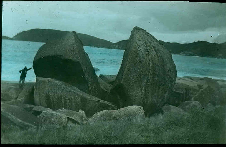 Lantern Slide - Leonard Bay, Wilsons Promontory, Victoria, Date Unknown. [BA 1896]