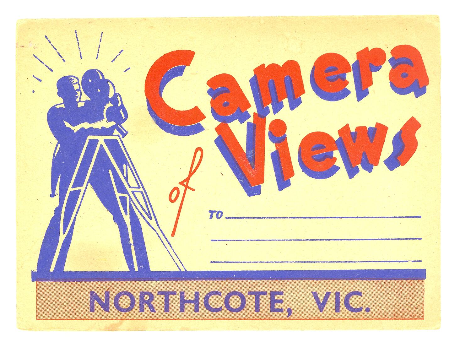 Photograph Folder 'Camera Views of Northcote', Victoria, circa 1950s
