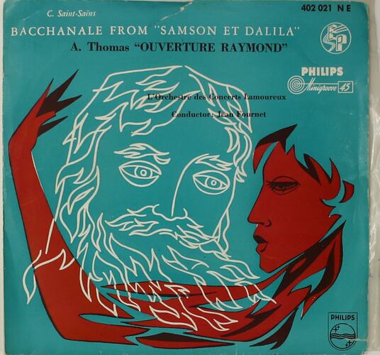 Disc Recording - Bacchanale From Samson Et Dalila, 45 RPM
