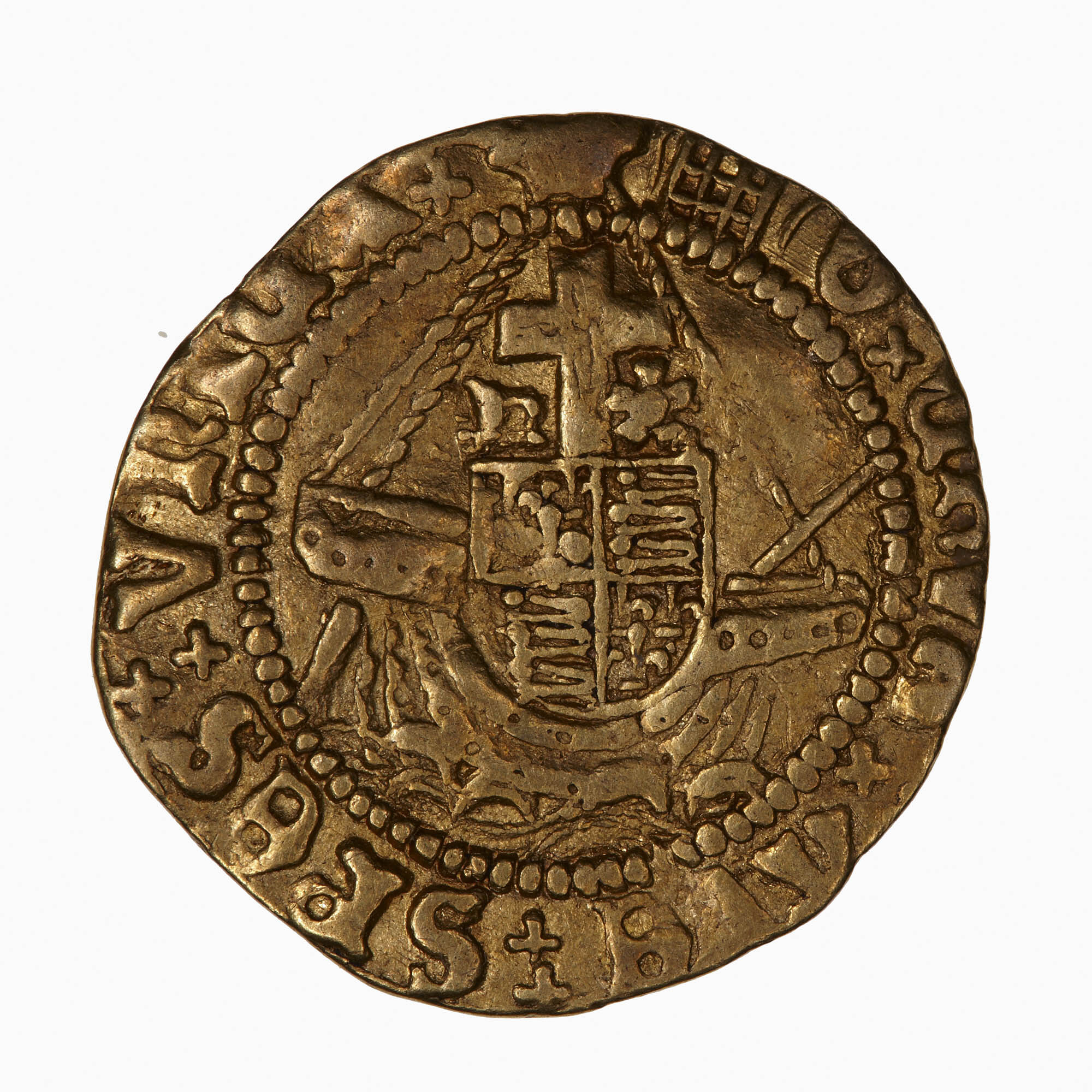 Coin Half Angel Henry VIII England 1509 1526