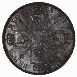 Coin - Double-florin, Queen Victoria, Great Britain, 1888 (Reverse)