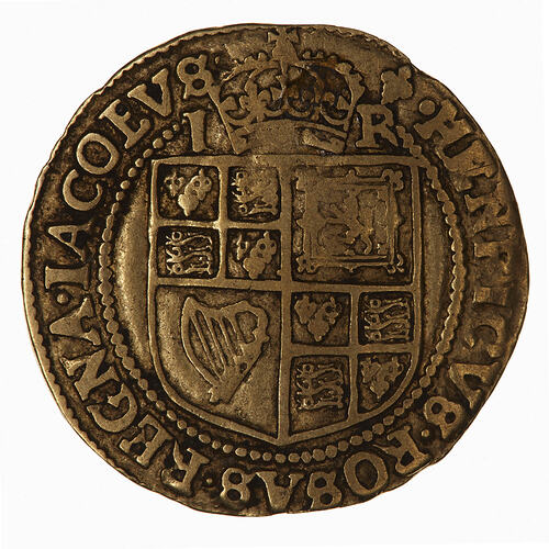 Coin - Britain Crown, James I, Great Britain, 1604-1605 (Reverse)