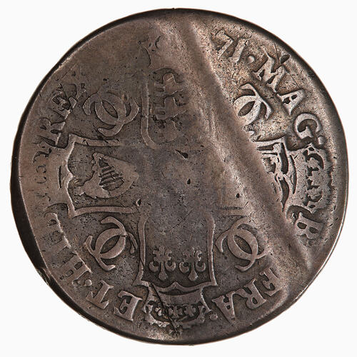 Coin - Halfcrown, Charles II, Great Britain, 1671 (Reverse)