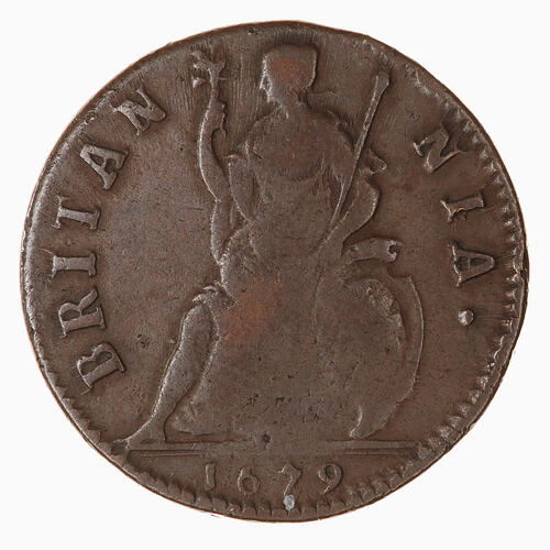Coin - Farthing, Charles II, Great Britain, 1679 (Reverse)