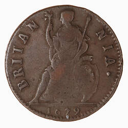 Coin - Farthing, Charles II, Great Britain, 1679 (Reverse)