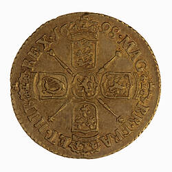 Coin - Half-Guinea, William III, Great Britain, 1698 (Reverse)