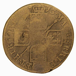 Coin - Guinea, Queen Anne, Great Britain, 1713 (Reverse)