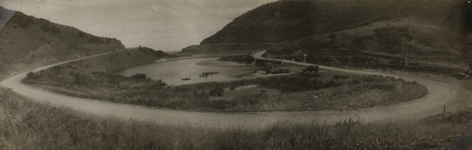 Photograph - Coastal Landscape, The Great Ocean Road, St George River, Lorne District, Victoria, 1930s