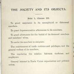 Rule Book - Printing Machine Managers' Trade Society