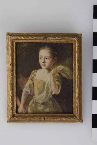 Painting - Young Girl, Withdrawing Room, Doll's House, 'Pendle Hall', 1940s