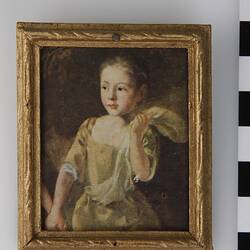 Painting - Young Girl, Withdrawing Room, Doll's House, 'Pendle Hall', 1940s