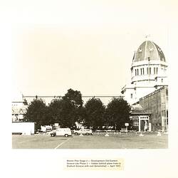 Photograph - Stadium Annexe with Roof Demolished, Exhibition Building, Melbourne, 1972