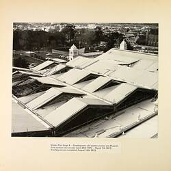 Photograph - Roof of Eastern Annexe, Exhibition Building, Melbourne, 1972