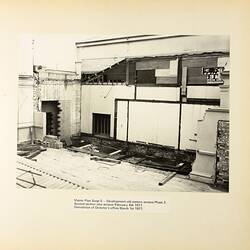 Photograph - Demolition of Director's Office, Exhibition Building, Melbourne, 1977