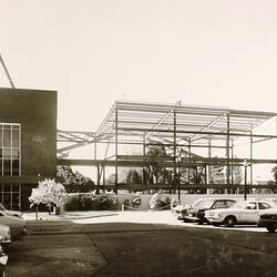 Photograph - Construction of Centennial Hall from South, Exhibition Building, Melbourne, 1979
